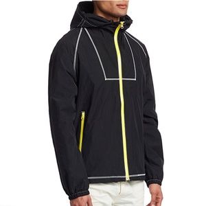 John Elliott high shrunk nylon nylon full zip jacket